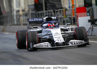 Barcellona (Spain), Italy, February 27 2020 Pierre Gasly During Pre-season Testing 2020 Formula 1 Championship