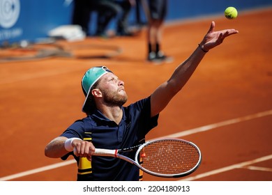 BARCELONA - APR 18: Hugo Grenier In Action During The Barcelona Open Banc Sabadell Tennis Tournament At Real Club De Tenis Barcelona On April 18, 2022 In Barcelona, Spain.