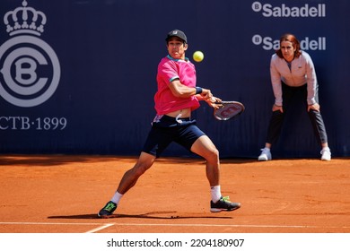 BARCELONA - APR 18: Mackenzie Mcdonald In Action During The Barcelona Open Banc Sabadell Tennis Tournament At Real Club De Tenis Barcelona On April 18, 2022 In Barcelona, Spain.