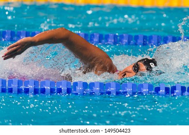 BARCELONA - AUGUST  3:Martina De Memme ( Italy) in  Barcelona FINA World Swimming Championships on August 3, 2013 in Barcelona, Spain