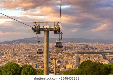 Barcelona Cable Car, Barcelona, Spain - Powered by Shutterstock