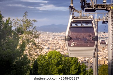 Barcelona Cable Car, Barcelona, Spain - Powered by Shutterstock