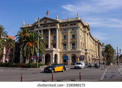 Barcelona, Catalonia Spain - 24.09.2021: The Military Government Of Barcelona Building