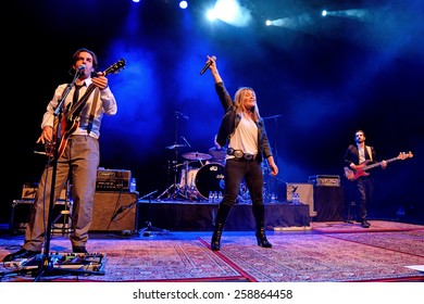 BARCELONA - FEB 28: Amaia Montero (artist) Concert At Barts Stage On February 28, 2015 In Barcelona, Spain.