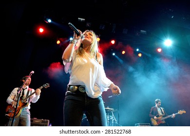 BARCELONA - FEB 28: Amaia Montero (artist) Concert At Barts Stage On February 28, 2015 In Barcelona, Spain.