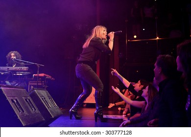 BARCELONA - FEB 28: Amaia Montero (artist) In Concert At Barts Stage On February 28, 2015 In Barcelona, Spain.