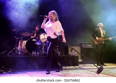 BARCELONA - FEB 28: Amaia Montero (artist) Concert At Barts Stage On February 28, 2015 In Barcelona, Spain.