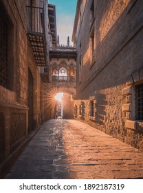 Barcelona Gothic Quarter, Carrer Del Bisbe