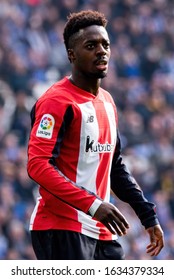 BARCELONA - JAN 25: Iñaki Williams Plays At The La Liga Match Between RCD Espanyol And Athletic Club De Bilbao At The RCDE Stadium On January 25, 2020 In Barcelona, Spain.