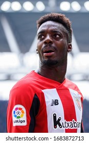 BARCELONA - JAN 25: Iñaki Williams Plays At The La Liga Match Between RCD Espanyol And Athletic Club De Bilbao At The RCDE Stadium On January 25, 2020 In Barcelona, Spain.