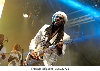 BARCELONA - JUN 14: Chic Featuring Nile Rodgers (band) Performs At Sonar Festival On June 14, 2014 In Barcelona, Spain.