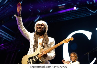 BARCELONA - JUN 14: Chic Featuring Nile Rodgers (band) Performs At Sonar Festival On June 14, 2014 In Barcelona, Spain.