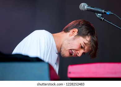 BARCELONA - JUN 2: Rex Orange County (band) Perform In Concert At Primavera Sound Festival On June 2, 2018 In Barcelona, Spain.