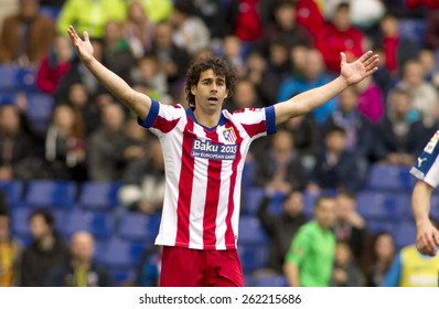 BARCELONA - MARCH, 14: Tiago Mendes Of Atletico Madrid During A Spanish League Match Against RCD Espanyol At The Estadi Cornella On March 14, 2015 In Barcelona, Spain