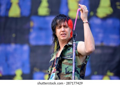 BARCELONA - MAY 29: Julian Casablancas And The Voidz (band) Performs At Primavera Sound 2015 Festival On May 29, 2015 In Barcelona, Spain.