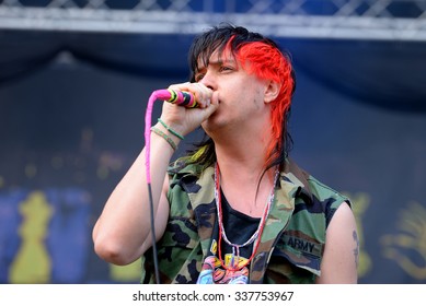 BARCELONA - MAY 29: Julian Casablancas And The Voidz (band) In Concert At Primavera Sound 2015 Festival On May 29, 2015 In Barcelona, Spain.