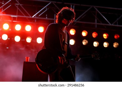 BARCELONA - MAY 30: Nick Valensi, Guitarist Of The Strokes (band), Performs At Primavera Sound 2015 Festival On May 30, 2015 In Barcelona, Spain.