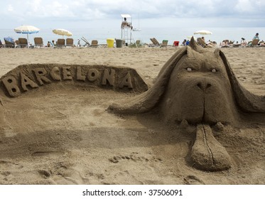 Barcelona Sandcastle