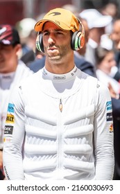 Barcelona, Spain. 19-22 May 2022. F1 World Championship. Grand Prix Of Spain. Daniel Ricciardo, Mclaren, On Starting Grid.