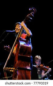 BARCELONA, SPAIN - APR 10: Esperanza Spalding Band Performs At Auditori On April 10, 2011 In Barcelona, Spain.