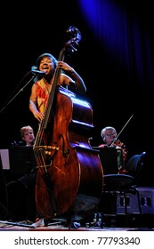 BARCELONA, SPAIN - APR 10: Esperanza Spalding Band Performs At Auditori On April 10, 2011 In Barcelona, Spain.