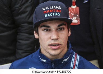 Barcelona, Spain. February 27   F1 Test Days For The Season 2017. Lance Stroll, Williams.