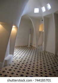 Barcelona, Spain The Interior Of Casa Batlló, Antoni Gaudí.