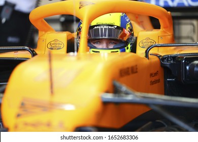 Barcelona (Spain), Italy, February 21 2020 Lando Norris (gbr) Mclaren Mcl35 During Pre-season Testing 2020 Formula 1 Championship