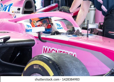 Barcelona, Spain -  Mar 5h, 2019 - Tatiana Calderon From Columbia With 18 BWT Arden On Track At Fia Formula 2 Test At Circuit De Catalunya.