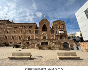 Barcelona, Spain - September 25 2022: The Sant Josep De La Muntanya Church Near Park Güell