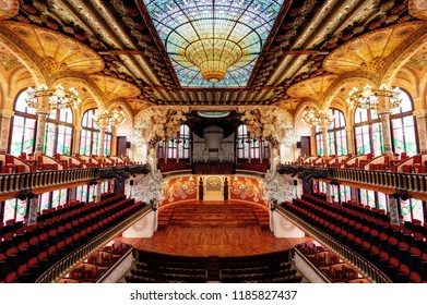 Barcelona Theater Symmetry taken in 2015