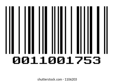 Barcode Vector Isolated Illustration Barcode Samples 库存矢量图（免版税 ...