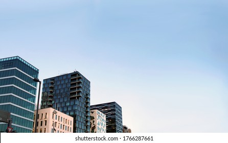 Barcode Buildings In Oslo, Norway