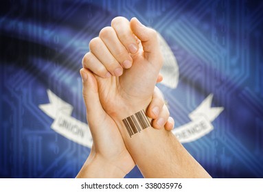 Barcode Id Number Tatoo On Wrist Stock Photo 338035976 | Shutterstock