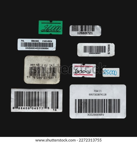 BARCODE PRICE STICKER AND CODE BAR