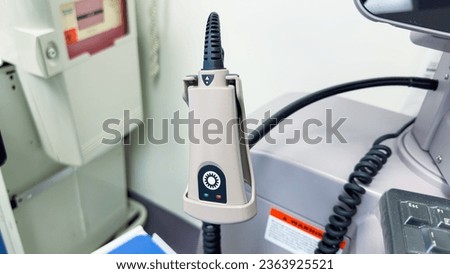 barcode scanner in hand scanning product in store, modern technology concept, retail, and inventory management