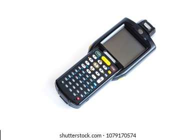 Barcode scanner on white isolate background