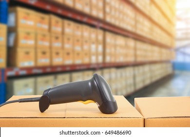 Barcode Scanner In Warehouse