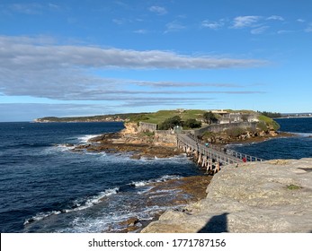 Bare Island Bridge In Australia