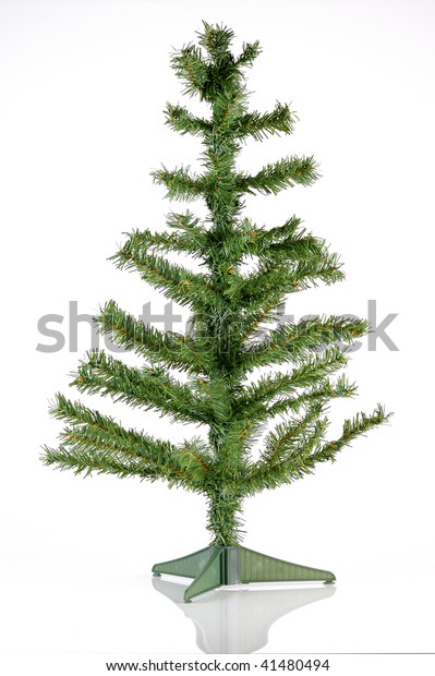 Bare Plastic Christmas Tree Ready Decorate Stock Photo Edit Now