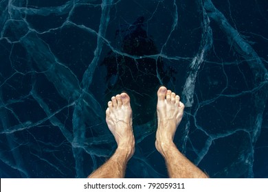 Hairy guys feet