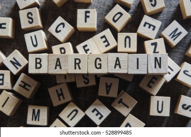 BARGAIN word concept