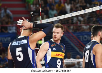 Bari, Italy, 11 August 2019 - Ivan Zaytsev During The Tokyo Men's Qualifying Tournament 2020 - ITALIAN NATIONAL VOLLEYBALL