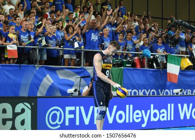 Bari, Italy, 11 August 2019 - Ivan Zaytsev During The Tokyo Men's Qualifying Tournament 2020 - ITALIAN NATIONAL VOLLEYBALL