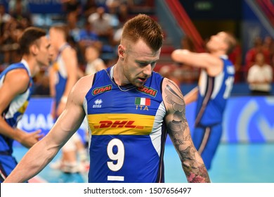 Bari, Italy, 11 August 2019 - Ivan Zaytsev During The Tokyo Men's Qualifying Tournament 2020 - ITALIAN NATIONAL VOLLEYBALL