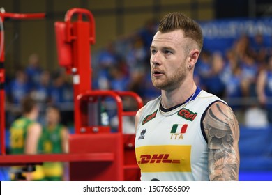 Bari, Italy, 11 August 2019 - Ivan Zaytsev During The Tokyo Men's Qualifying Tournament 2020 - ITALIAN NATIONAL VOLLEYBALL