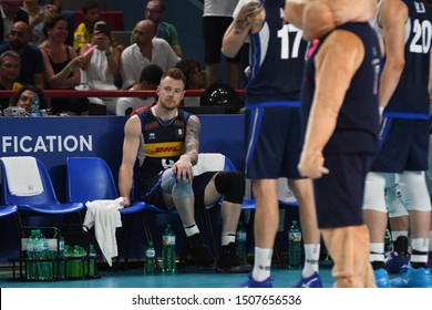 Bari, Italy, 11 August 2019 - Ivan Zaytsev During The Tokyo Men's Qualifying Tournament 2020 - ITALIAN NATIONAL VOLLEYBALL