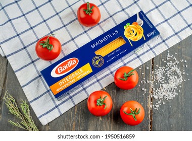 BARILLA Products. Italian Italian Spaghetti Number 5. Barilla Group Produces Several Kinds Of Pasta And It Is The World's Leading Pasta Maker.