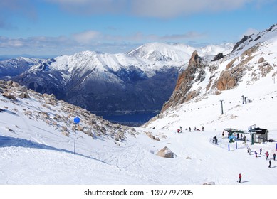 Bariloche Argentina Lansdcape Mountains Snow Ski