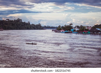 Barito River In North Barito